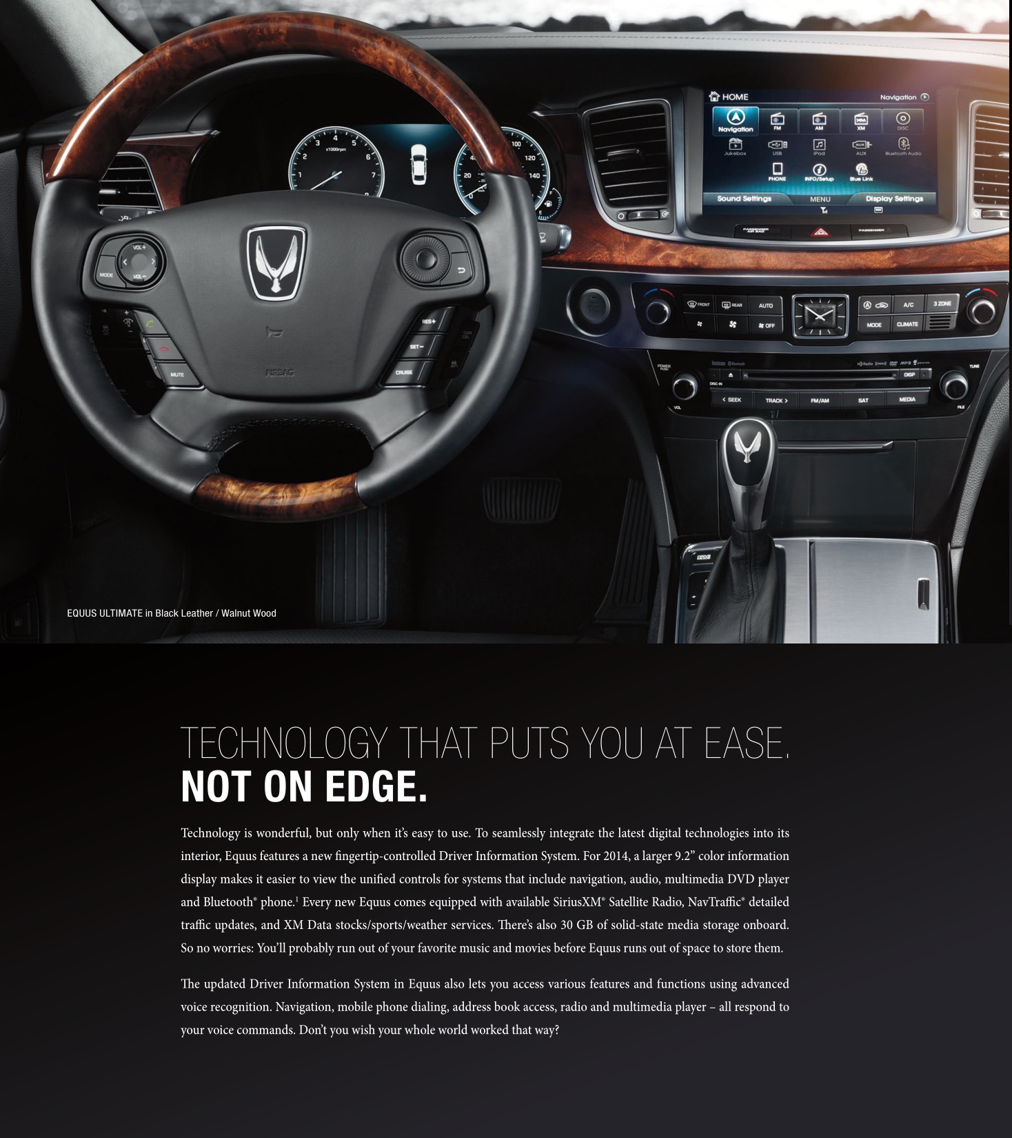 2014 Hyundai Equus Brochure Page 6